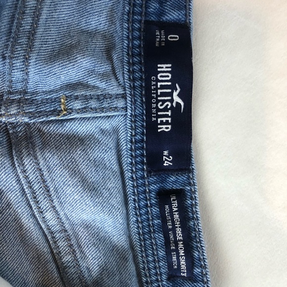 Hollister ultra high-rise mom shorts w24/ 0 - Picture 3 of 3